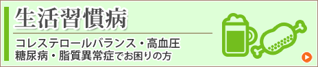 生活習慣病(禁煙・コレステロールバランス・高血圧・糖尿病・脂質異常症でお困りの方)