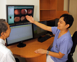 検査前の十分な説明